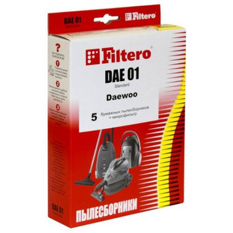 Filtero Мешки-пылесборники DAE 01 Standard 5 шт.