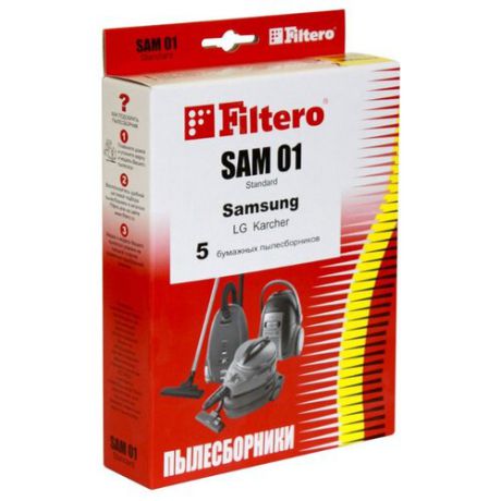 Filtero Мешки-пылесборники SAM 01 Standard 5 шт.