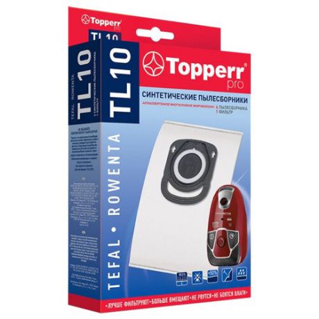 Topperr Синтетические пылесборники TL10 4 шт.