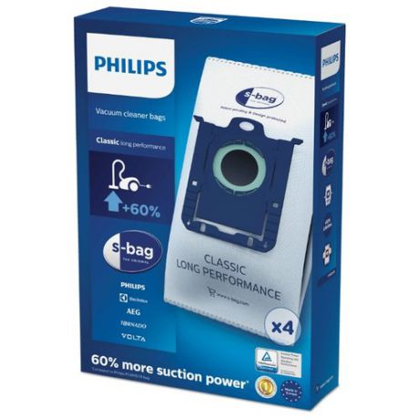 Philips FC8021/03 Мешки S-bag 4 шт.