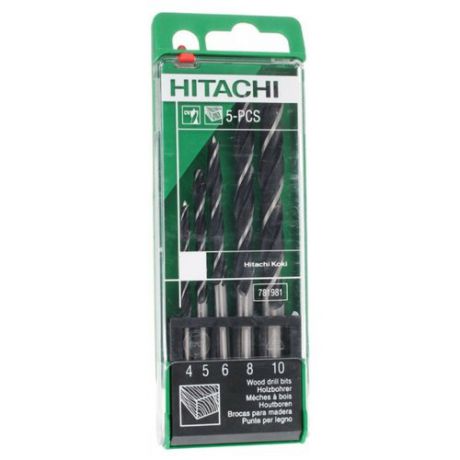 набор сверл Hitachi 781981, 5 шт.