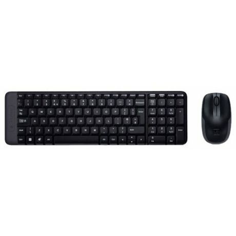 Клавиатура и мышь Logitech Wireless Combo MK220 Black USB