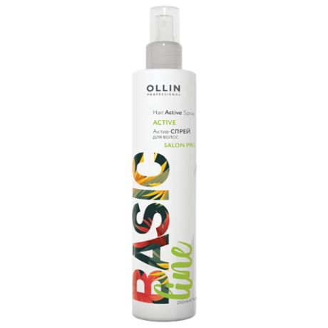 OLLIN Professional Basic Line Актив-спрей для волос и кожи головы, 250 г