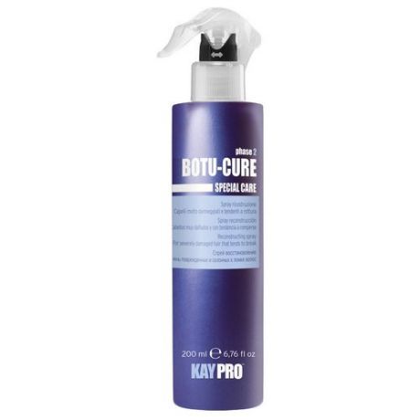 KayPro Botu-Cure Спрей для волос восстанавливающий c ботоксом, 200 мл
