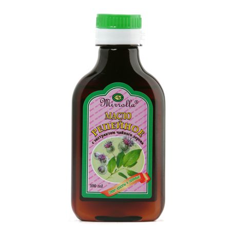 Mirrolla Репейное масло с маслом чайного дерева, 100 мл