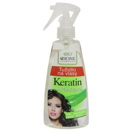 Bione Cosmetics Восстанавливающий спрей для волос Пантенол + Кератин, 200 мл