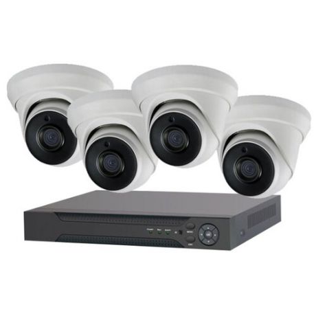 Комплект видеонаблюдения IVUE 1080P-IPC-D4 4 камеры