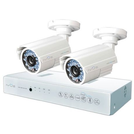Комплект видеонаблюдения IVUE D5004-AHC-B2 2 камеры