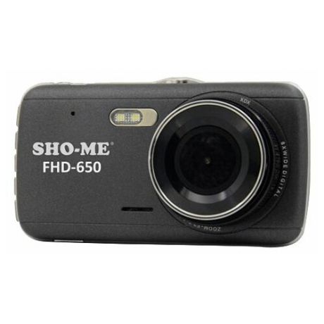 Видеорегистратор SHO-ME FHD-650, 2 камеры черные