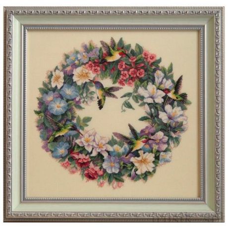 Dimensions Набор для вышивания Hummingbird Wreath (Венок с колибри) 37 х 36 см (35132)