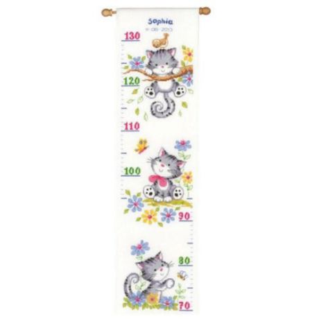 Vervaco Набор для вышивания Игривые котята 18 x 70 см (0021581-PN)