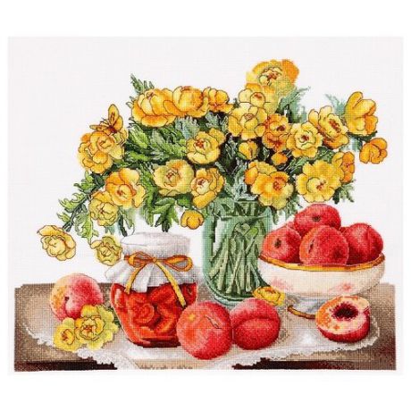 Alisena Набор для вышивания Персиковое варенье (по картинам В. Валевской) 30 х 25 см (1228)