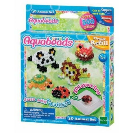 Aquabeads Аквамозаика Зверюшки в 3D (79218)