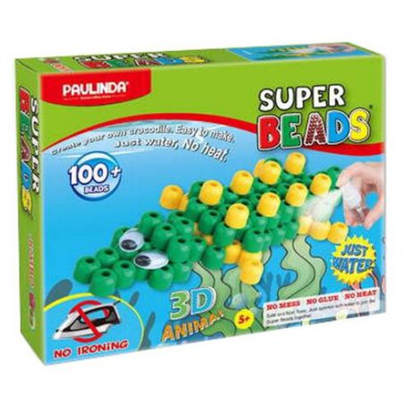 PAULINDA Аквамозаика Super Beads Крокодил (150102-4)