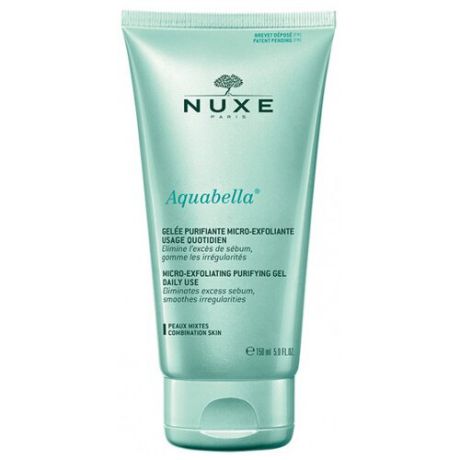 Nuxe нежный очищающий эксфолиирующий гель для лица Aquabella, 150 мл