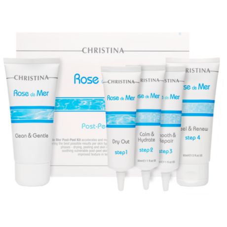 Christina набор для лица Rose De Mer Post-Peel Kit для постпилингового ухода