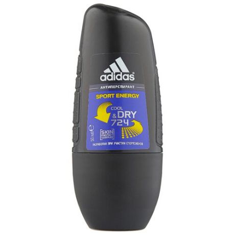 Дезодорант-антиперспирант ролик Adidas Sport Energy, 50 мл