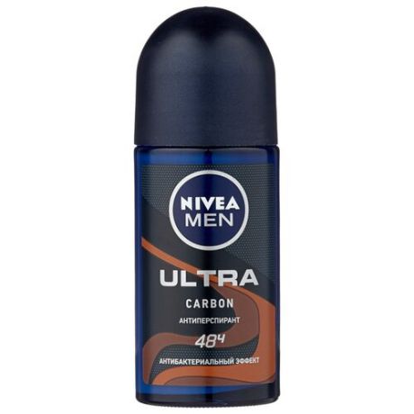 Антиперспирант ролик Nivea Men Ultra Carbon, 50 мл