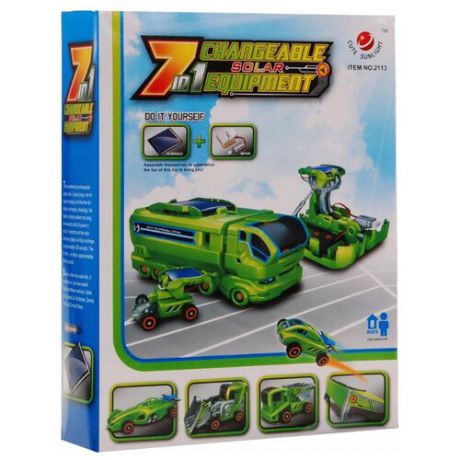 Электромеханический конструктор CuteSunlight Toys Factory 2113 Changeable Solar Equipment 7 in 1