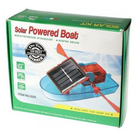 Электромеханический конструктор CuteSunlight Toys Factory 2025 Solar Powered Boat