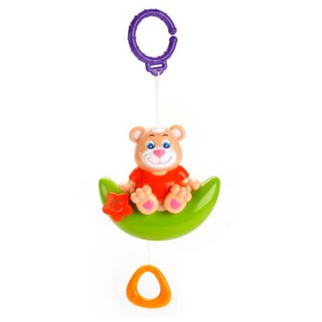 Подвесная игрушка Умка Медвежонок на луне (GW3627-R) бежевый/зеленый/красный