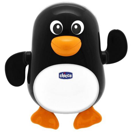 Игрушка для ванной Chicco Пингвин (9603) черный/белый/оранжевый