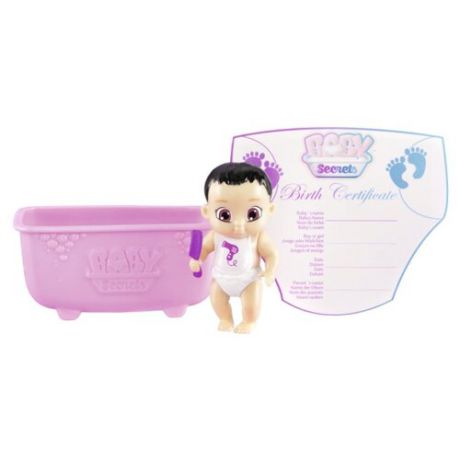 Пупс Zapf Creation Baby Secrets с ванночкой, 2 волна, 6 см, 930-236 в ассортименте
