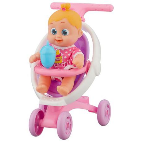Кукла bouncin' babies Бони с коляской, 16 см, 803004