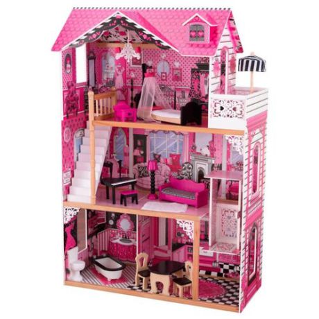 KidKraft кукольный домик "Амелия" 65093, розовый