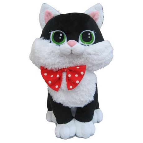 Мягкая игрушка СмолТойс Кошка Люси чёрная 42 см