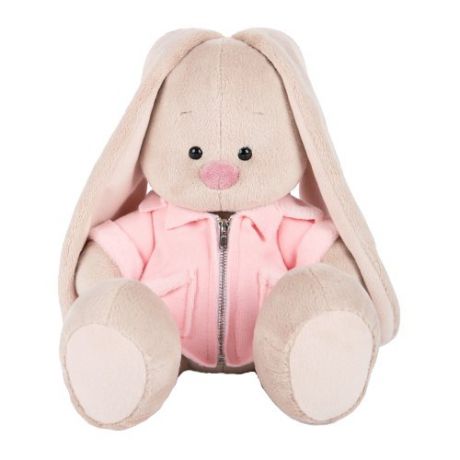 Мягкая игрушка Зайка Ми в розовой меховой курточке 23 см