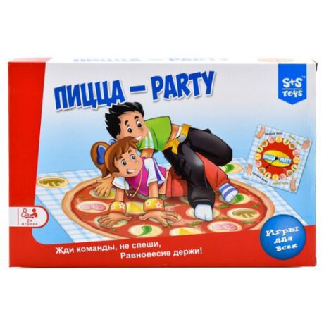 Настольная игра S+S Toys Твистер Пицца-party