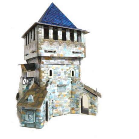 Сборная модель Умная Бумага Верхняя башня (242-01)
