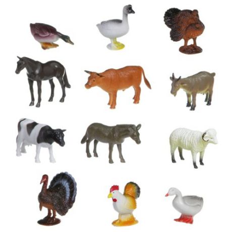 Игровой набор BONDIBON Ребятам о зверятах - Домашние животные и птицы ВВ1635