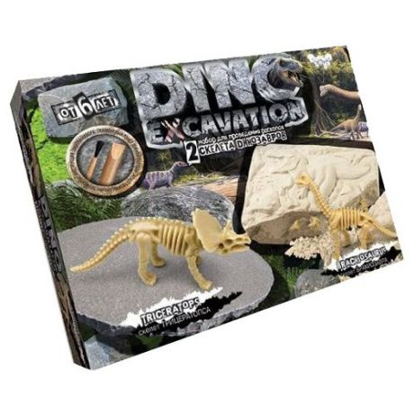 Набор для раскопок Danko Toys Dino Excavation Динозавры № 1