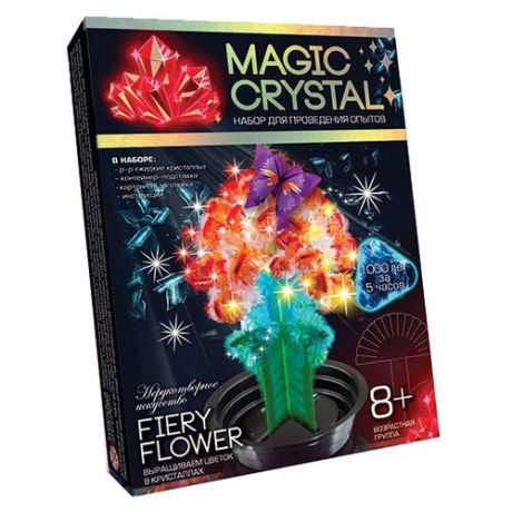 Набор для исследований Danko Toys Magic Crystal Нерукотворное искусство № 8 Fiery flower