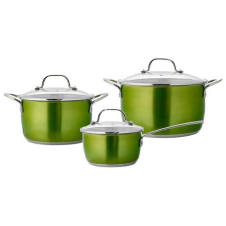 Набор посуды Esprado Emerald 6 пр. зелeный