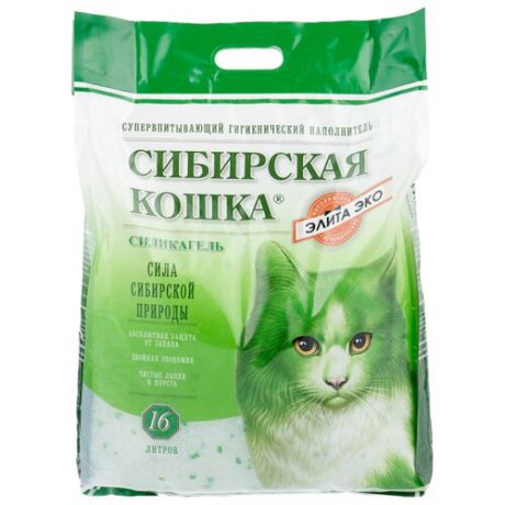 Наполнитель Сибирская кошка Элитный Эко (16 л)