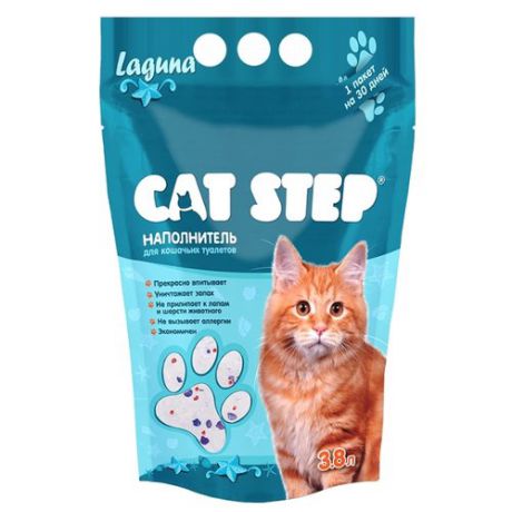 Наполнитель Cat Step Силикагелевый Laguna (3.8 л)