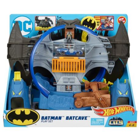 Трек Hot Wheels City Batman Batcave GBW55