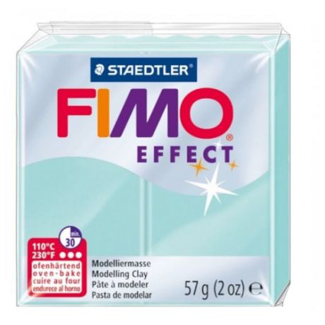 Полимерная глина FIMO Effect запекаемая мята (8020-505), 57 г