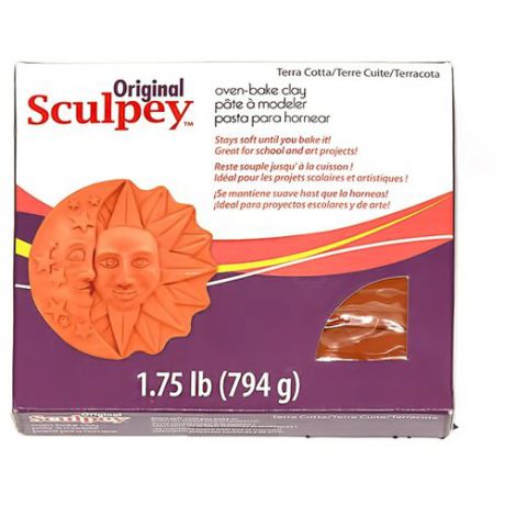 Полимерная глина Sculpey Original S2T (терракотовый), 794г