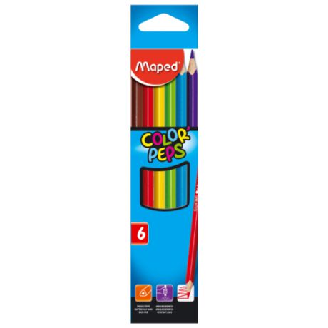 Maped Цветные карандаши Color Peps 6 цветов (832002)