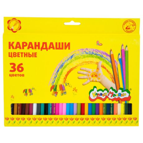 Каляка-Маляка Карандаши цветные 36 цветов (ККМ36)