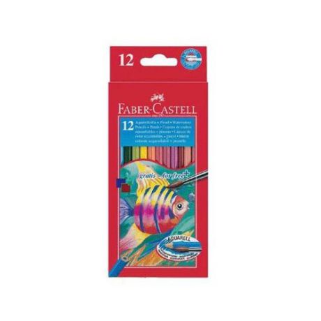 Faber-Castell Карандаши акварельные Fish Design 12 цветов (114413)