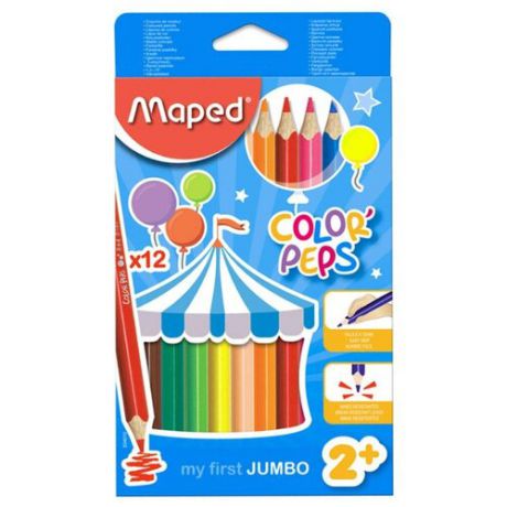 Maped Цветные карандаши Color Peps 12 цветов (834010)
