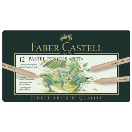 Faber-Castell Пастельные карандаши Pitt 12 цветов (112112)