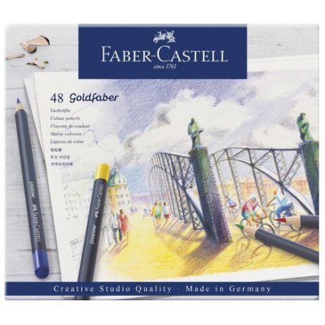 Faber-Castell Карандаши цветные Goldfaber, 48 цветов (114748)