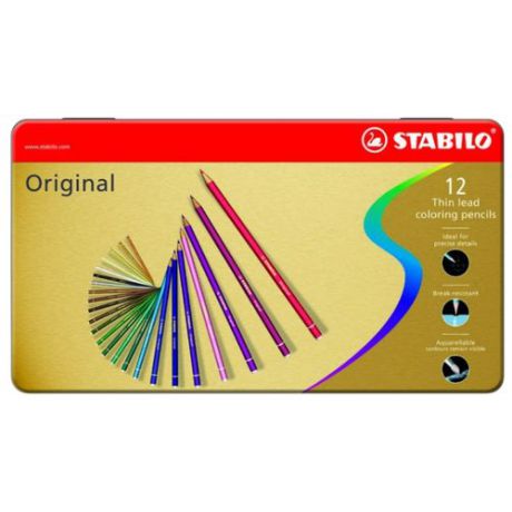 STABILO Цветные карандаши Original 12 цветов (8773-6)