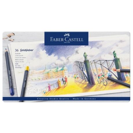 Faber-Castell Карандаши цветные Goldfaber, 36 цветов (114736)